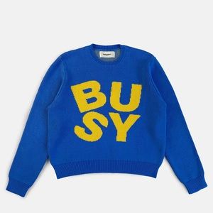 Sorry I’m Busy Spell out knitting- royal